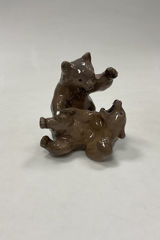 Royal Copenhagen Figurine of Brown Bear Cubs No. 1233 / 1107