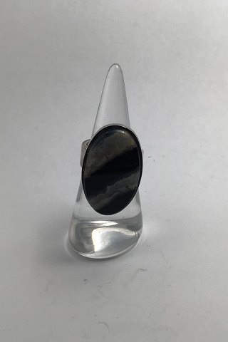 Georg Jensen Sterling Silver Ring No. 188B (Agate)