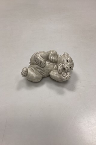 Royal Copenhagen Stoneware Figurine White Bear Cub No. 21432