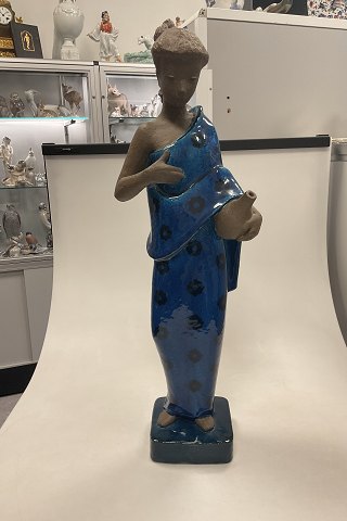 Royal Copenhagen Johannes Hedegaard Large Figurine of Girl with Vase No. 21588