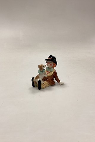Royal Copenhagen Figurine - The Little Clown with Dog No. 212