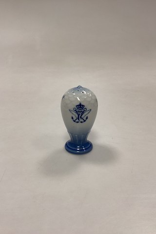 Bing and Grondahl Blue Tone Salt Shaker No. 52 A with Logo