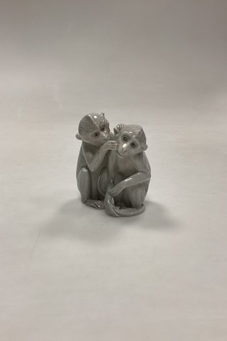 Bing and Grøndahl Figurine Monkey Pair No. 1667