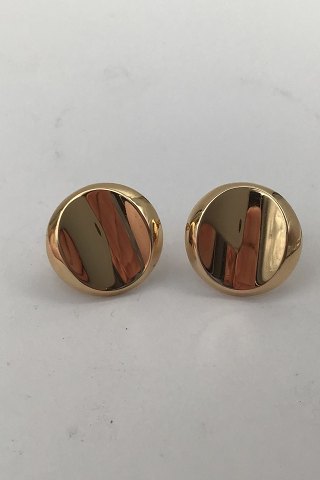 Hans Hansen 14K Gold Earrings (Clips) No. 403