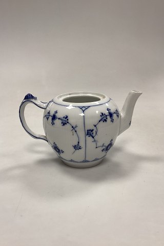 Royal Copenhagen Blue Fluted Plain  Tea Pot, small No. 258