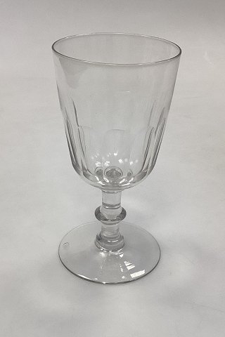 Holmegaard Christian VIII Red Wine Glass Old with wide foot