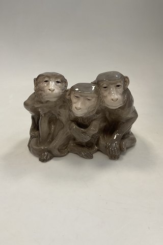Royal Copenhagen Figurine Monkeys - Trio No. 940