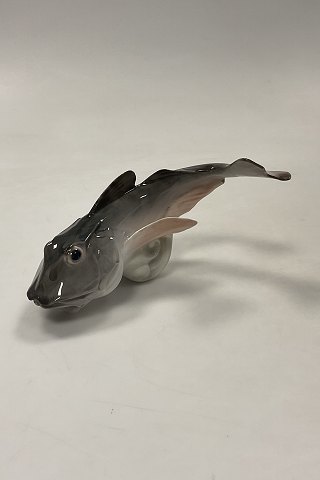 Royal Copenhagen Art Nouveau Figurine  Cod with open mouth No 286