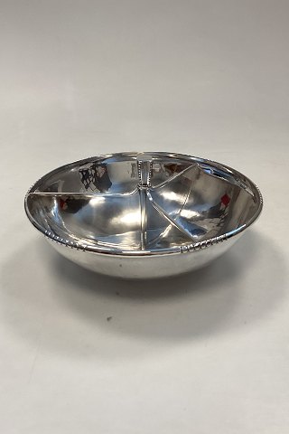 Georg Jensen Sterling Silver Bowl with Three Rooms No. 323C