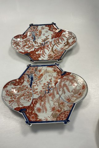 Pair of Japanese Imari Porcelain Plates from Japan around 1850