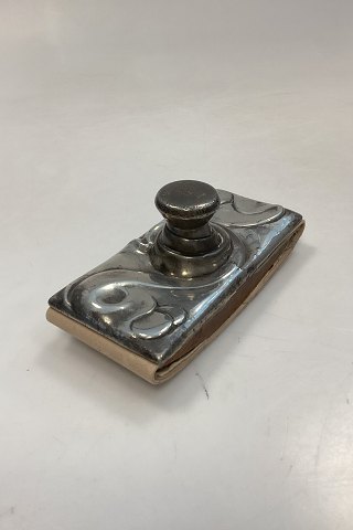 Mogens Ballin Ink blotter made of wood and Pewter